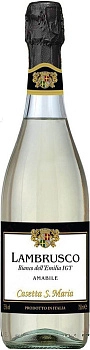 Игристое вино Casetta S. Maria  Lambrusco Bianco dell'Emilia IGT    750 мл