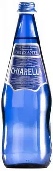 Минеральная вода Chiarella in blue glass Кьярелла в син. стекле негаз. 750 мл