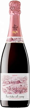 Игристое вино  La Vida al Camp  Cava Brut  Rose  2019 750 мл