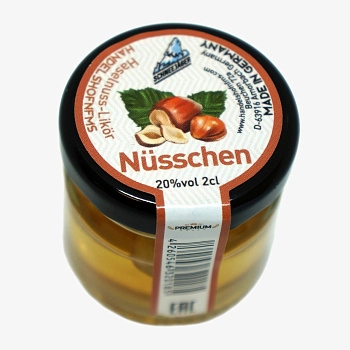 Ликер Schnee Jager Шнее Егер Лесной Орех c фундуком 20 мл