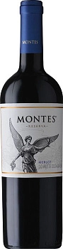 Вино Montes Reserva Merlot Valle de Colchagua DO Монтес Ресерва Мерло 2020 750 мл