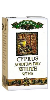Вино LOEL LTD, «VINOTHEQUE» MEDIUM DRY WHITE WINE, ЛОЕЛ, "ВИНОТЕКА" Медиум Драй Вайт Вайн Tetra Pak, 12%, 1Л