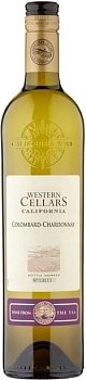 Вино Les Grands Chais de France Western Cellars Colombar-Chardonnay Вестерн Селларс Коломбар-Шардоне 2019 1500 мл