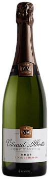 Игристое вино Vitteaut-Alberti, Cremant de Bourgogne AOC Blanc de Blancs Brut  750 мл 12%