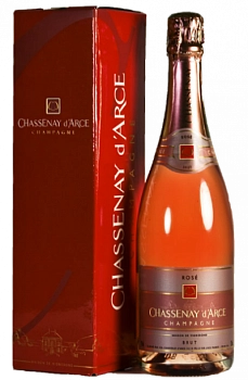 Шампанское Chassenay d'Arc Rose Brut gift in box 750 мл