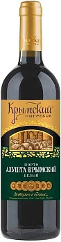 Портвейн Алушта Крымский (напиток)  бел. 0,75  17%