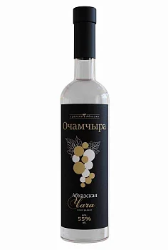 Виноградная водка Чача Абхазская "ОЧАМЧЫРА"  алк.55% 0,5