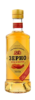 Настойка горькая Зерно  Мед и Перец  500 мл