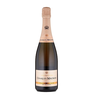 Шампанское Champagne Charles Mignon Premium Reserve Brut Rosé  Шампань Шарль Миньон Премиум Резерв Брют Розэ   подарочной упаковке 750 мл