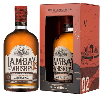 Виски Lambay Single Malt Irish Whiskey в подарочной упаковке  700 мл