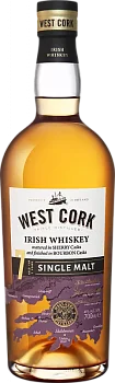 Виски  West Cork Single Malt Irish Whiskey 7 y.o. 40% 700 мл