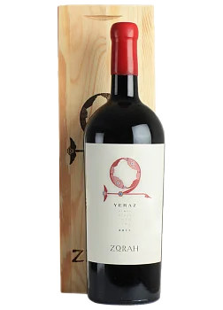 Вино Zorah Yeraz  wooden box ЗОРА ЕРАЗ в деревянной коробке  2015 1500 мл