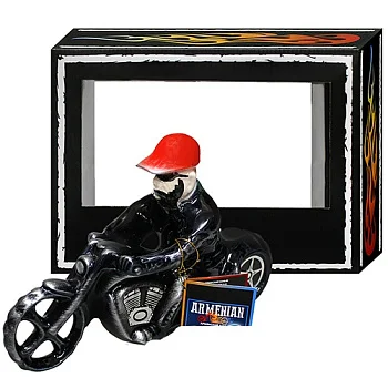 Коньяк  Прошянский Коньячный Завод  Байкер   (фарфор)   в п/у  330 мл