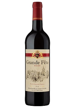 Вино UCCOAR Groupe, Grande Fete, Уккоар САС, ГРАНД ФЭТ КР СУХ 11% 0,75