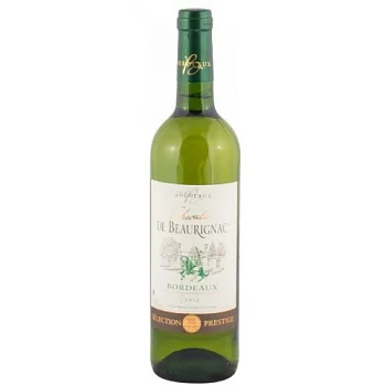 Вино Chevalier De Beaurignac AOC Bordeeaux Blan white 750 мл