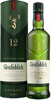 Виски Glenfiddich 12 Years Old in tube  700 мл