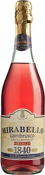 Игристое вино Chiarli 1860 Mirabello  Rosato  Lambrusco dell'Emilia IGT   750мл