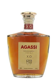 Коньяк AGASSI  Х.О. 10 year 0,5л