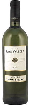 Вино Sant`Orsola Pinot Grigio   2021 750 мл