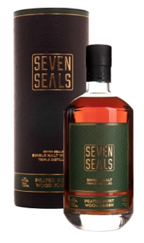 Виски Seven Seals Peated Port Wood Finish Single Malt Whisky в подарочной упаковке 700 мл