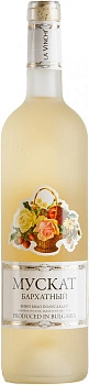 Вино La Vinchi  Ла Винчи  Мускат Бархатный   белое полусладкое  750 мл