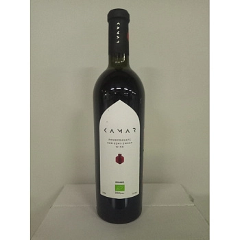 Вино Органик Камар  гранатовое красное сухое    750 мл