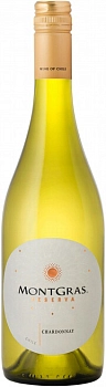 Вино MontGras Reserva  Chardonnay  DO Colchagua Valley  МонтГрас Ресерва  Шардонне 2019 750 мл