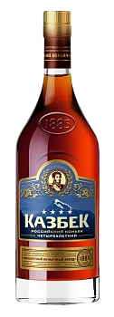 Коньяк ККЗ Казбек четырехлетний 100 мл