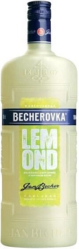 Ликер Becherovka Lemond  Бехеровка Лимон  1000 мл
