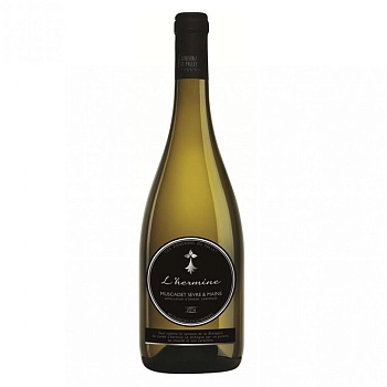 Вино Muscadet de Sevre & Maine L'hermine AOC  Мюскадэ Сэвр э Мэн Лермин 2016 750 мл