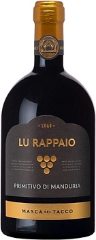 Вино Masca del Tacco Lu Rappaio  Primitivo di Manduria   Маска дель Такко Лу Раппайо  Примитиво ди Мандурия 750 мл