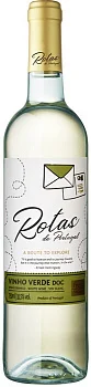 Вино Rotas da Portugal  Branco, Vinho Verde DOC  Ротас да Португал  Белое, Виньо Верде 750 мл 10,5 %