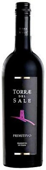 Вино TORRAE DEL SALE PRIMITIVO SALENTO I.G.T., Торрае дель Сале Примитиво Саленто IGT 2016 0,75