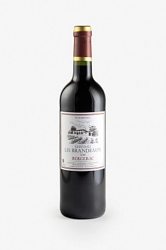 Вино Chateau Les Brandeaux Bergerac AOC red dry  750 мл