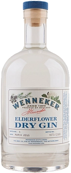 Джин Wenneker Elderflower Dry Gin  Элдерфлауэр  Драй  700 мл