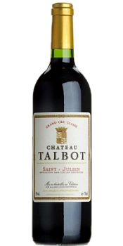Вино Chateau Talbot Saint-Julien AOC 4-me Grand Cru 2020 750 мл 13,5%