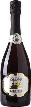 Игристое вино Vallana Brut Rose Metodo Classico  2015 750 мл