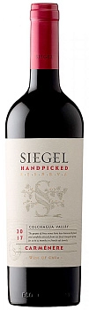 Вино SIEGEL HANDPICKED RESERVA "CARMENERE", ХЕНДПИКТ РЕЗЕРВ "Карменер"   750 мл