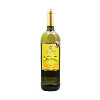 Вино Schenk Italia  CASA DEL COPPIERE CATARRATTO PINOT GRIGIO  Шенк Италия КАСА ДЕЛЬ КОППИЕРЕ КАТАРРАТТО ПИНО ГРИДЖИО белое сухое 750 мл