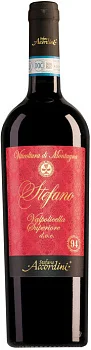 Вино Stefano Accordini  Stefano Valpolicella Superiore DOC  Стефано Вальполичелла Супериоре 2019 750 мл  13%
