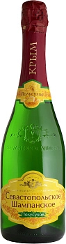 Игристое вино Севастопольское Игристое полусухое 750 мл
