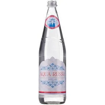 Вода  Aqua Russa  Sparkling Аква Русса газированная в стекле 1000 мл