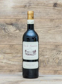 Вино Tour de Mandelotte Bordeaux AOC  Тур де Манделот Бордо АОС красное сухое 2019 750 мл