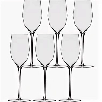 Набор  из  6-ти  бокалов  для игристого вина MarkThomas  Double Bend Champagne  Марктомас Дабл Бенд Шампань  240 мл