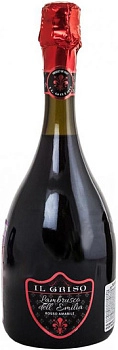 Игристое вино  IL Griso  Lambrusco  Rosso  Dell Emilia  750 мл