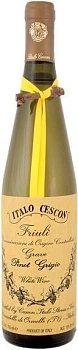 Вино Italo Cescon Pinot grigio Friuli Grave DOC  2019 375 мл