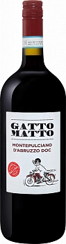 Вино Villa degli Olmi Gatto Matto  Montepulciano d’Abruzzo  Вилла Дельи Ольми  Гатто Матто Монтепульчано д’Абруццо  2020  1500 мл