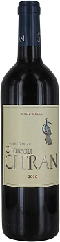 Вино Chateau Citran  Haut-Medoc AOC Cru Bourgeois  2016 750 мл