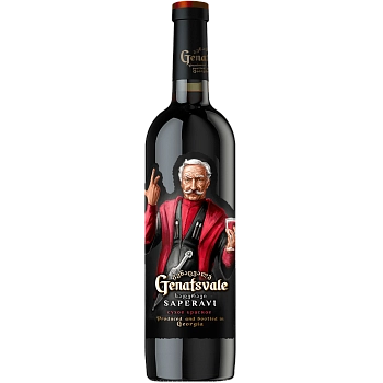 Вино столовое Саперави  Генацвале 750 мл