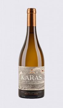 Вино Karas Single Vineyard Chardonnay Armavir Tierras de Armenia  Карас Сингл Виньярд Шардоне  750 мл